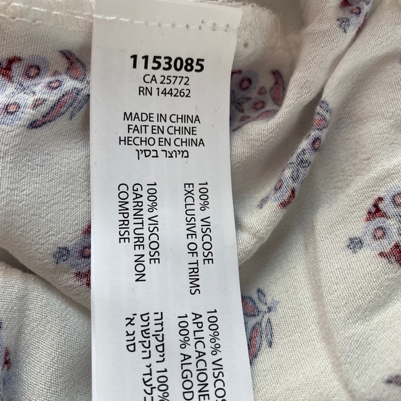 🆕 DEX Boho Festival Peasant Top - Picture 5 of 10